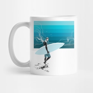 the surfer Mug